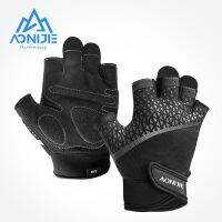 ❉ↂ AONIJIE M52 Unisex Half Finger Sports Gloves For Running Jogging Hiking Cycling Bicycle Gym Fitness Weightlifting Nonslip