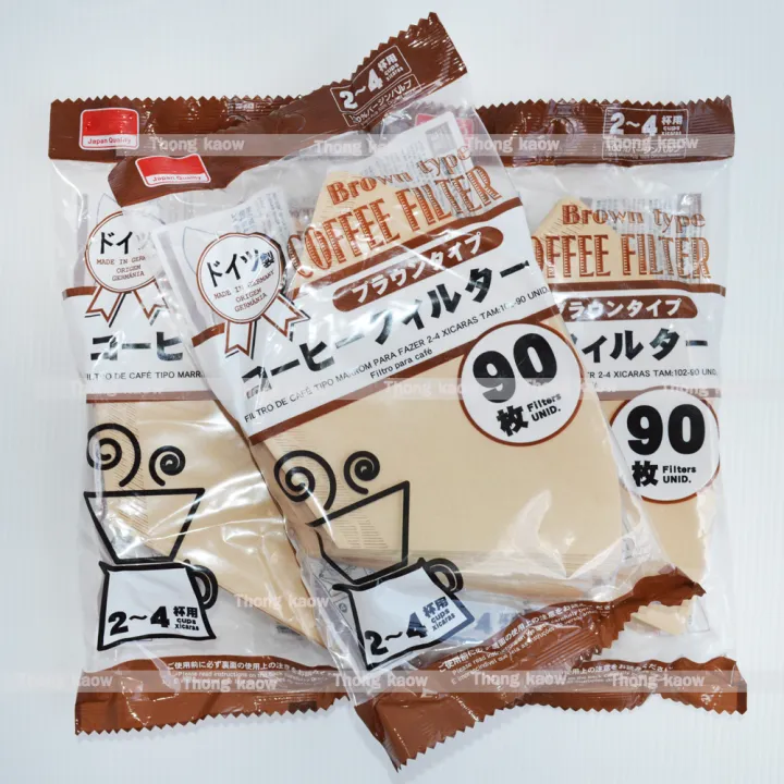 Peper Coffee filter Peper กระดาษกรองกาแฟ ขนาด 24 ถ้วย จำนวน 90 แผ่น