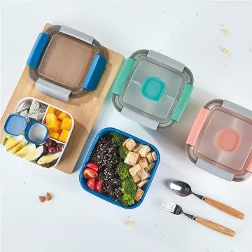 2-LAYER SQUARE THERMOS LUNCH BOX 1.3L