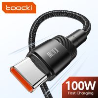 Toocki 100W Type C ไปยังสาย USB 5A PD ชาร์จเร็วสายชาร์จสำหรับ Xiaomi POCO F4 F3 Samsung Redmi Macbook 3M