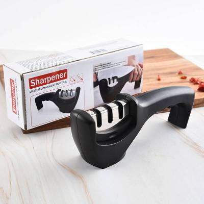 แท่นลับมีด ที่ลับมีด ที่ลับกรรไกร อุปกรณ์ลับของมี หินลับมีด 3in1 ลับได้คมมาก Knife Sharpene