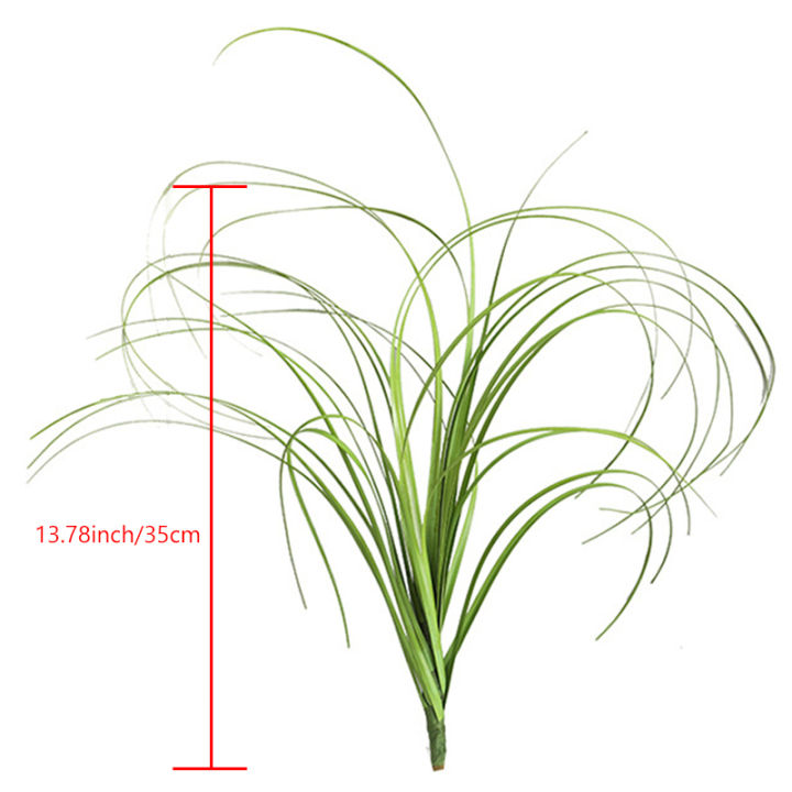 yurongfx-หญ้าปลอมพืชจำลองเรียบหรู1ชิ้นเครื่องตกแต่งภายนอกตกแต่งบ้าน