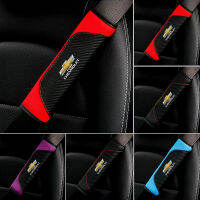 1ชิ้นหุ้มหนังคาร์บอนไฟเบอร์ Chevrolet Auto Seat Belt ไหล่