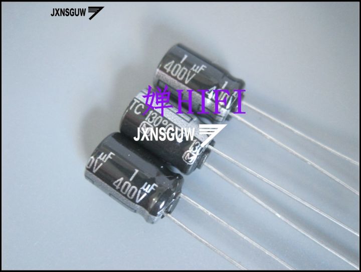 20pcs-matsushita-tc-400v1uf-8x11-5mm-audio-aluminum-electrolytic-capacitor-1uf-400v-130-degrees-1uf-400v