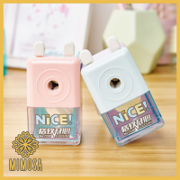 MIMOSA Pencil Sharpener ที่เหลาดินสอแบบหมุน กบเหลาดินสอ สีสันน่ารัก พกพาสะดวก พร้อมส่งในไทย