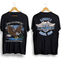 ? Vintage Born To Conquer Harley Davidson Tee Shirt