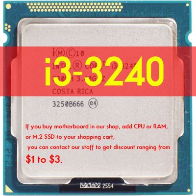 Xeon I3 3240 Processor Core 3M Cache 3.4GHz L3=3M 55W Socket LGA 1155 Desktop CPU i3-3240 B75 Motherboard For Intel LGA 1155 kit