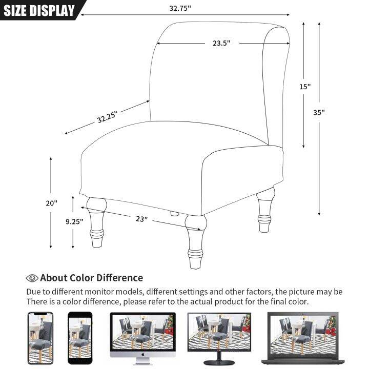 a-shack-ผ้าคลุมโซฟายางยืดรวมทุกอย่าง-armless-slippercovers-dustproofchair-โซฟา-slipcovers-protector-decor