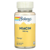 Solaray Niacin 100 VegCaps มังสวิรัติกินได้ 100 mg 100 Vegetarian Capsules