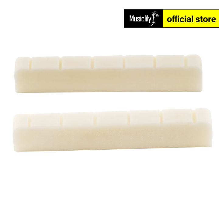 Guitar　Musiclily　Slotted　Lazada　String　Bone　Pieces)　Classical　Nut,DJ-01　(2　52x6x9/8.5mm　PH