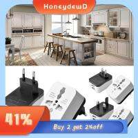 HONEYDEWD 1pc อุปกรณ์เสริมสำหรับการเดินทาง เต้ารับติดผนัง เครื่องชาร์จไฟ ปลั๊กซ็อกเก็ต ตัวแปลงสากล UK EU US เป็นสากล อะแดปเตอร์เดินทาง ขั้วต่อเต้าเสียบ