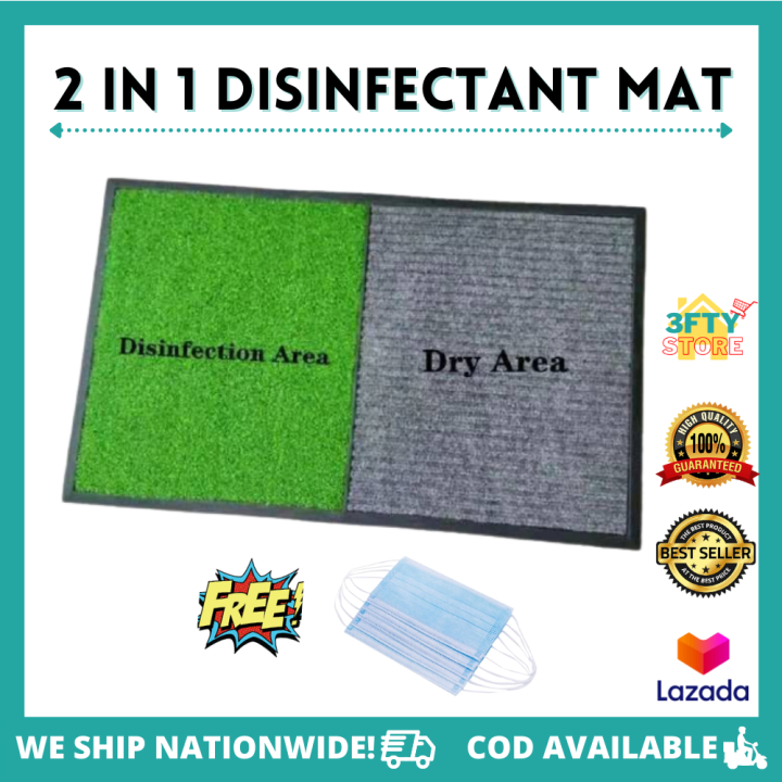 Footwear Disinfection Non-Slip Foot Mat Wet Disinfecting