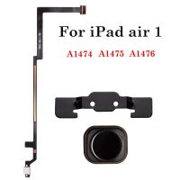 1ชุดปุ่มโฮมโค้งสำหรับ iPad Air 1 A1474 A1475 A1476บ้าน Flex ส่วนสายเคเบิลสำหรับเปลี่ยน