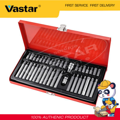 เต้าเสียบอัลเลน Vastar ชุดประแจมือ40ชิ้นคละบิต