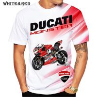 Cool Boys Motorcycle Short Sleeve Ducati Motor 3d Printing Shirt Ducati Corse Team Racing Clothes 4