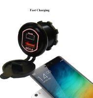 PD45W QC 3.0 Quick Charge Car Charger for iPhone 12 11 Pro Max Mini Xiaomi Samsung S10 9 Fast Charging Type C USB