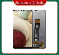 ของแท้สำหรับ Samsung Galaxy A12 Nacho จอ Lcd A127พร้อมชุดประกอบดิจิไทเซอร์ระบบสัมผัสหน้าจอ A127M A127U A127F