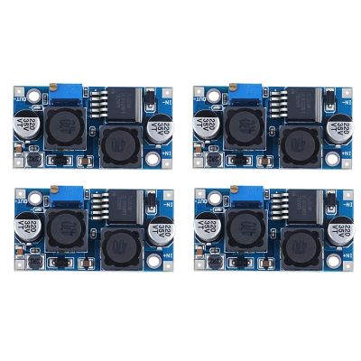 4Pcs Adjustable DC-DC Buck Boost Converter Automatic Wide Voltage Regulator XL6009 Voltage Module