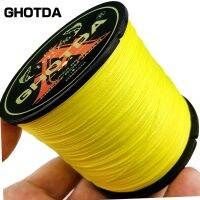 GHOTDA 4 Strands 300M Japanese Braided Fishing Line Multifilament Fishing Line Spinning Line Carp Fishing Fishing Carp 10-120LB