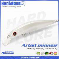 Hunthouseปลาเทราท์ตกปลาLure Sinking Jerkbait 70/80Mm 7/8.5GศิลปินMinnowตกปลาทะเลสีดำMinnow Twitch hard Lureสำหรับเบส-Cailine