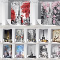 【CW】✼┋  3d Print Shower Curtains Curtain Polyester Fabric Scene with 12 Hooks