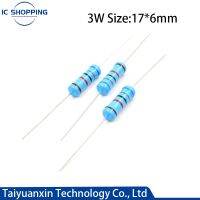 20PCS 3W Metal Film Resistor 1 Power Resistor 0.1 10M 2 3.3 4.7 10R 47 68 100 220 360 470 Ohn 1K 2.2K 10K 22K 47K 4.7K 100K 1M