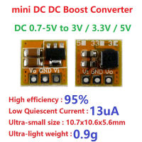 Aideepen 0.7-5V ถึง3V 3.3V 5V DC เพิ่มแรงดันไฟฟ้า350KHZ ประสิทธิภาพสูงตัวแปลงโมดูลอิเล็กทรอนิกส์ชุด DIY พร้อมขา