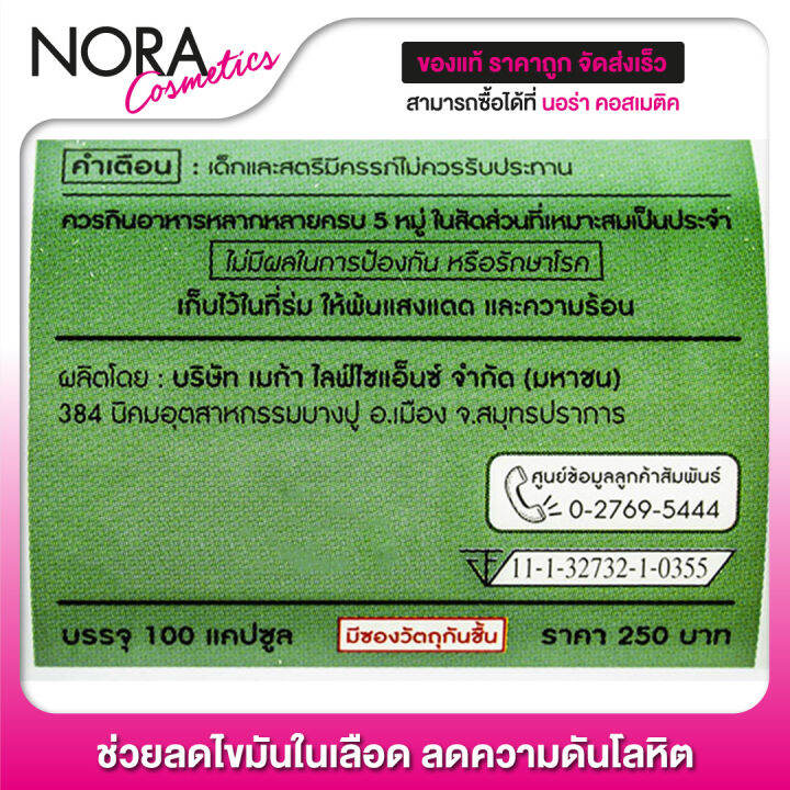 mega-we-care-garlic-oil-เมก้า-วีแคร์-การ์ลิค-ออยล์-100-แคปซูล-น้ำมันกระเทียม