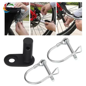4 Pcs Bike Trailer Hitch Connector Cycling Adapter Accessories