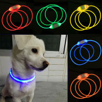 7 Styles Anti-lost Flashing Dog Collar Waterproof Light Luminous Safety Cat Necklace Super Bright Night Warning Pet Belt Collars