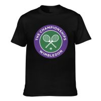 เสื้อยืดวินเทจเสื้อยืด พิมพ์ลาย The Championships Wimbledon คุณภาพสูง ของขวัญ สําหรับผู้ชายS-4XL เสื้อยืดคุณภาพดี แฟชั่นแขนสั้นผ้าฝ้าย