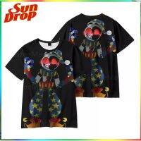 2023 NEWSundrop FNAF 3D พิมพ์ดิจิตอลเด็กแขนสั้นแฟชั่น Casual Soft Graphic การ์ตูน Tshirt