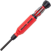 Megapro 151TP 15-In-1 Tamperproof Driver, Red/Black