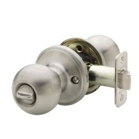 BK2030SS Ball Privacy Door Knob Lock, Satin Stainless