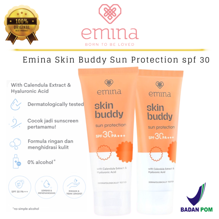 Emina Skin Buddy Sun Protection Spf 30 Pa Lazada Indonesia