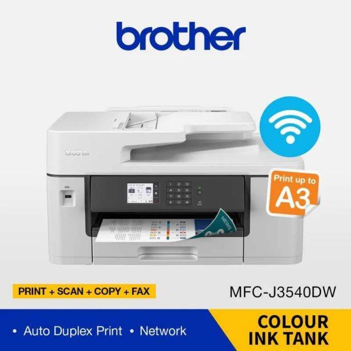 Brother MFC-J3540DW Inkjet Printer Scanner Copier Duplex A3 | Lazada PH