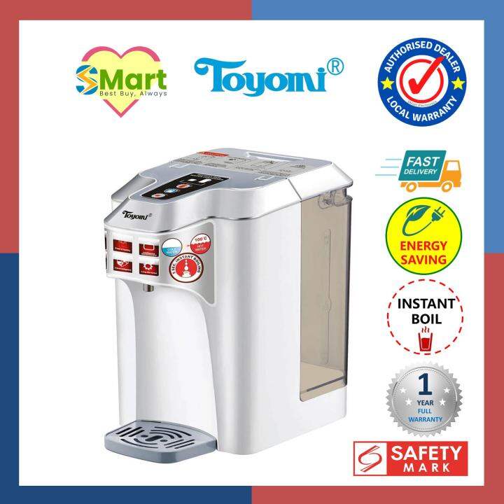Toyomi 3.0L Electric Instant Boil Water Dispenser [FB 6108] *Fast Hot Water  Energy Saving* | Lazada Singapore