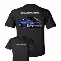 Chevy Silverado ขายดี W สีน้ำเงิน2000 Ss รถกระบะ &amp; สัญลักษณ์เสื้อยืดสร้างสรรค์บุรุษ