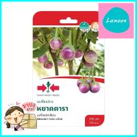 เมล็ดพันธุ์มะเขือเปราะสีม่วง หยาดดารา ตราศรแดงPURPLE EGGPLANT SEEDS YARD DARA SORNDAENG **ของแท้100%**