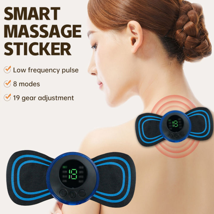 Ems Electric Pulse Neck Massager Neck Massage Patch Back Sticker