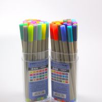 Finecolour EF300ร่างภาพสี0.3มม. 48สีคุณภาพดีเข็มวาดด้วยมือด้วยเคสพลาสติกปากกาเครื่องหมายศิลปะ