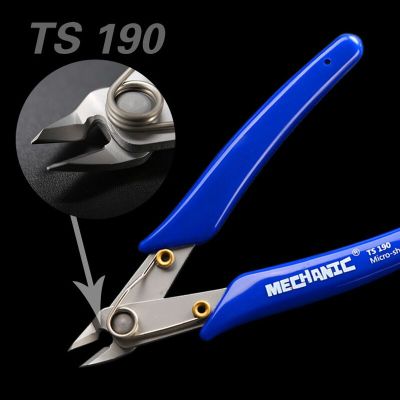 Blue MECHANIC 5นิ้วคีมปากเฉียง TS-190อุตสาหกรรมช่างไฟฟ้าตัด Ruyi คีมมัลติฟังก์ชั่คู่มือเครื่องมือซ่อมแซม