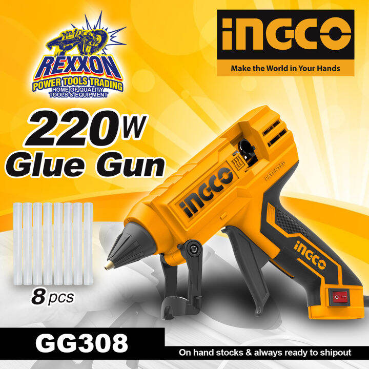 INGCO 30W 220W Glue Gun GG308 Rexxon Power Tools Trading Lazada PH