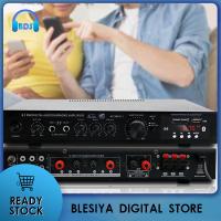 Blesiya เครื่องรับเสียงสเตอริโอปรับเสียงได้ด้วยการเครื่องขยายเสียงบลูทูธ220V