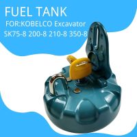 Fuel Tank Cover Cap for KOBELCO SK75-8 SK200-8 SK210-8 SK350-8 Excavator CaterGuard Against Theft Spare Parts Accessories