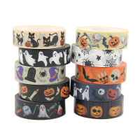 1PC ฮาโลวีน Washi เทปฟักทอง Skeleton Skull BAT ปฏิทิน DIY Scrapbooking กระดาษอัลบั้มรูปกาวกาวเทป-fkldqyfiopgjf