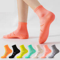 Professional Marathon Running Fitness ถุงเท้าสั้นผู้หญิงผู้ชายดูดซับเหงื่อ Anti-Friction Breathable Compression Quarter Socks