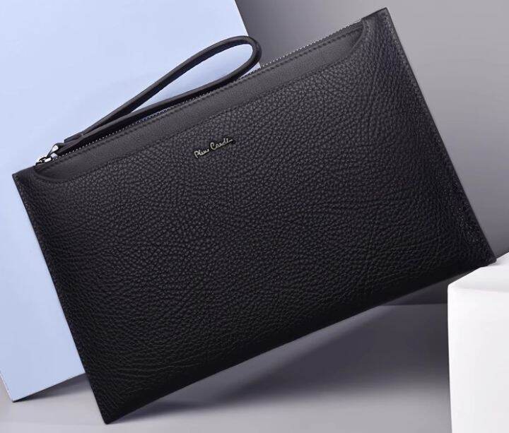 Pierre Cardin 2023JUN - Black Profile Envelope Bag for men | Lazada