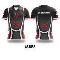 2023 New Kaos 2023 Baju Jersey Pubg Freefire Mobile Legend Codm Btr Rrq Evos Aura Ab1086 fashion T-shirt