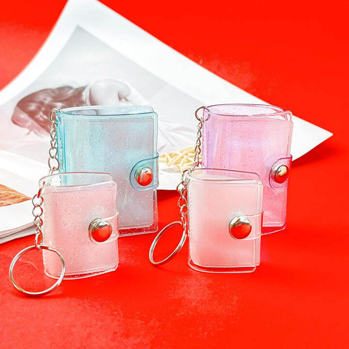 A.one Mini Photo Album Keychain,Student Bag,Interstitial Photo Album,ID